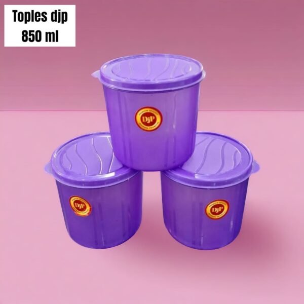 Toples DJP plastik bulat (850 ml)