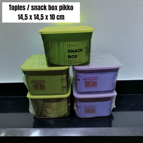 Toples/ snack box segi Pikko (14,5x14,5x10 cm)