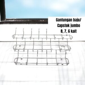Gantungan baju / kapstok Jumbo (8,7,6 kait)