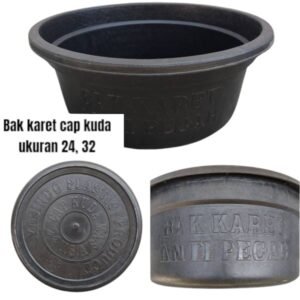 Bak / Baskom karet cap Kuda (No 24 dan 32) (55-71 cm)