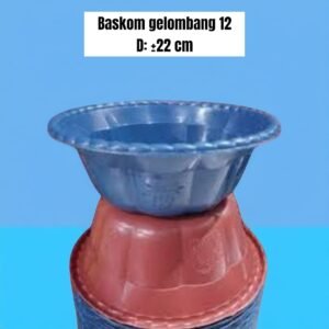 Baskom gelombang 12" (22 cm)