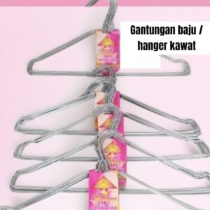 Gantungan baju / Hanger kawat (10 pcs)