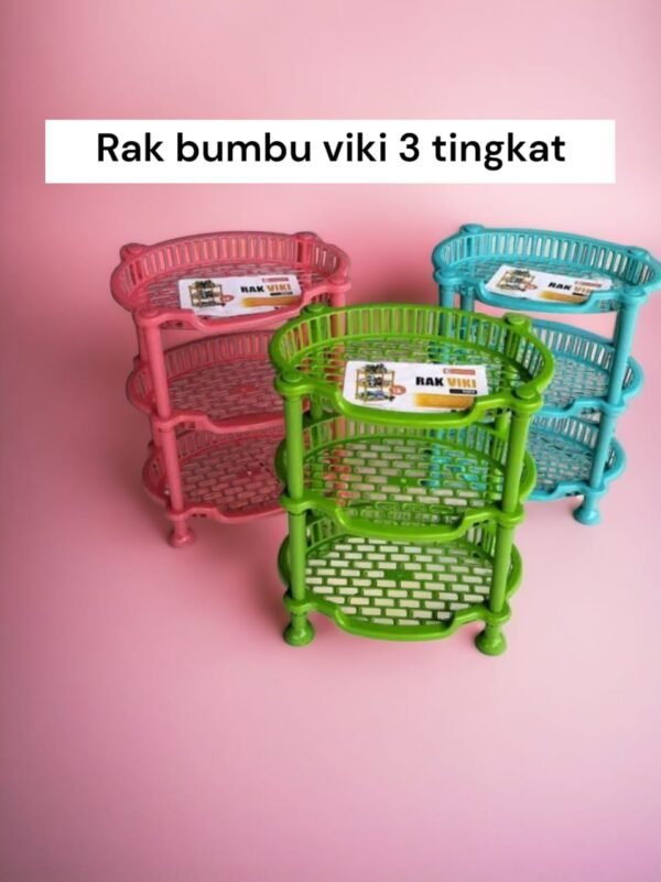Rak bumbu Viki (3 tingkat)