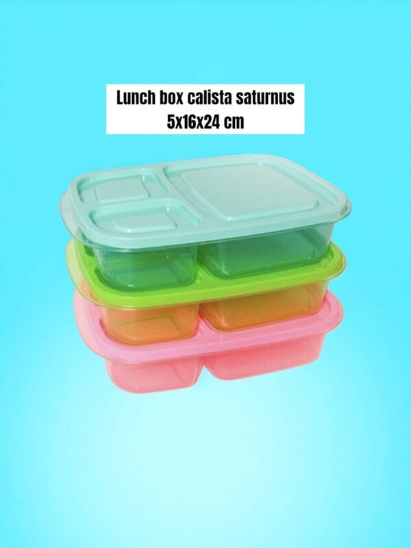 Tempat/kotak bekal makanan Saturnus (24x16x5 cm)