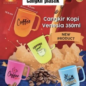 Cangkir venesia coffee tebal (plastik)