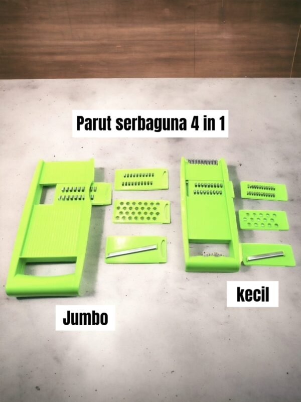 Parut serbaguna 4 in 1 (kecil, Jumbo)