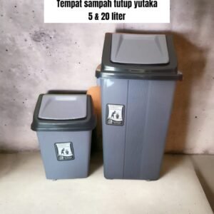 Tempat sampah tutup Yutaka (5 & 20 liter)