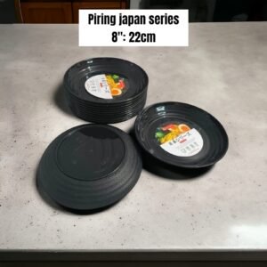 Piring japan series 8,5" (22 cm, plastik)