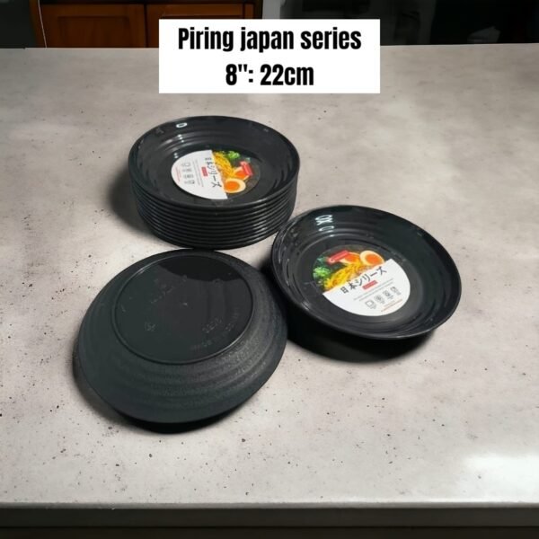 Piring japan series 8,5" (22 cm, plastik)