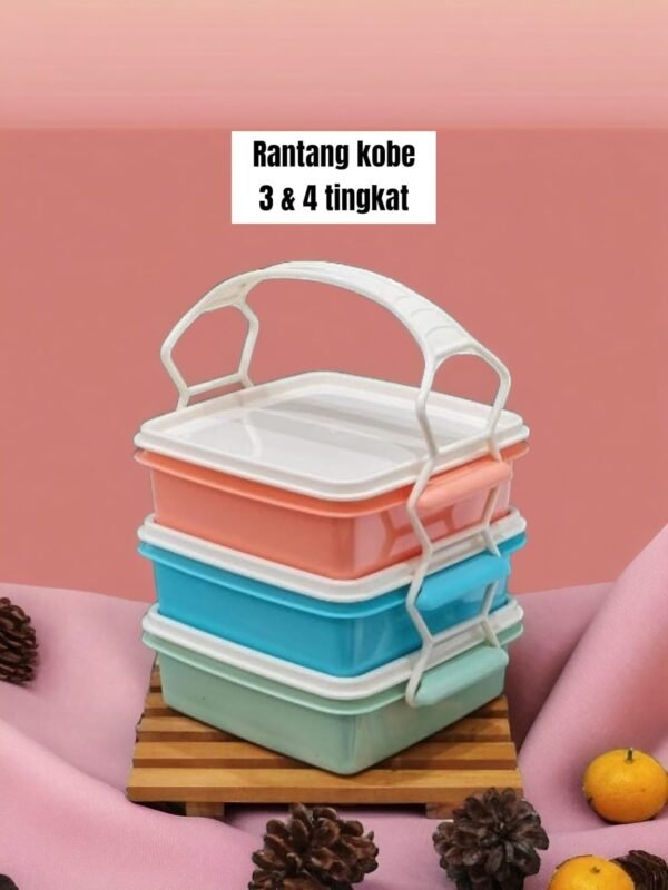 Rantang kobe (3, 4 tingkat)