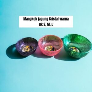 Mangkok jagung cristal (akrilik/mika)