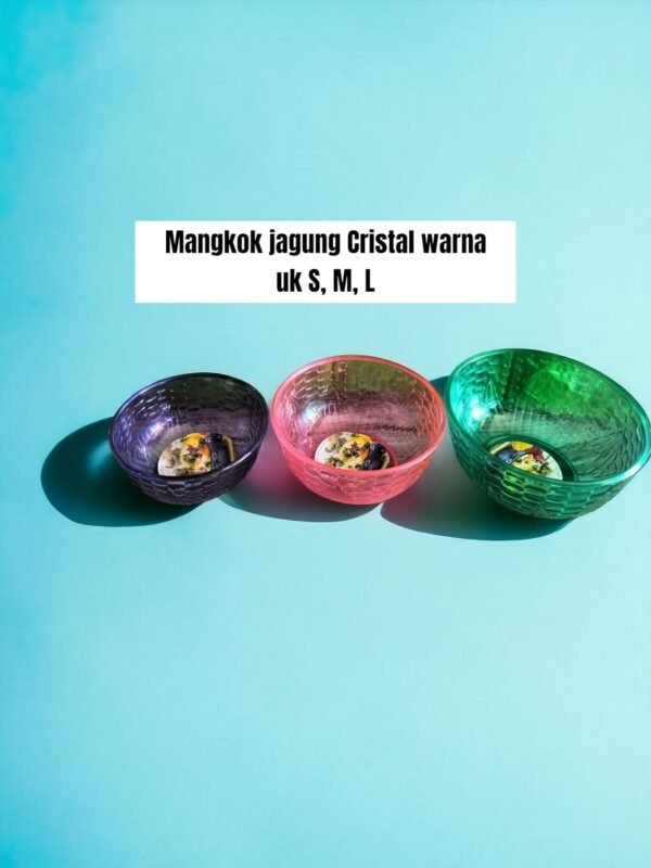 Mangkok jagung cristal (akrilik/mika)