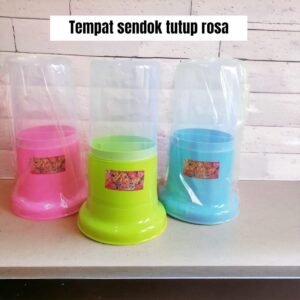 Tempat sendok tutup Rosa