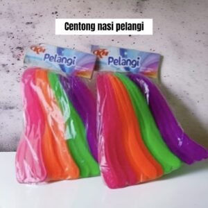 Centong nasi pelangi