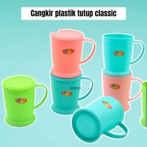Cangkir tutup classic (plastik)
