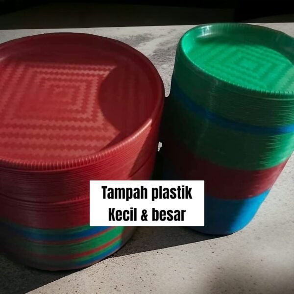 Tampah / nampan plastik warna