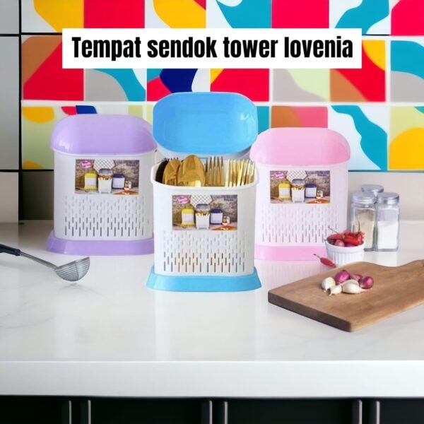 Tempat sendok tutup Lovenia