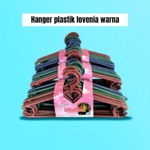 Hanger Lovenia warna (Plastik)