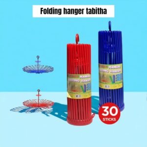 Gantungan baju bulat / Folding hanger Tabitha (30 stick)