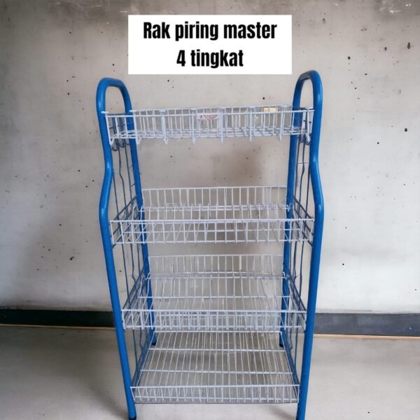 Rak piring Master (4 tingkat) (besi)