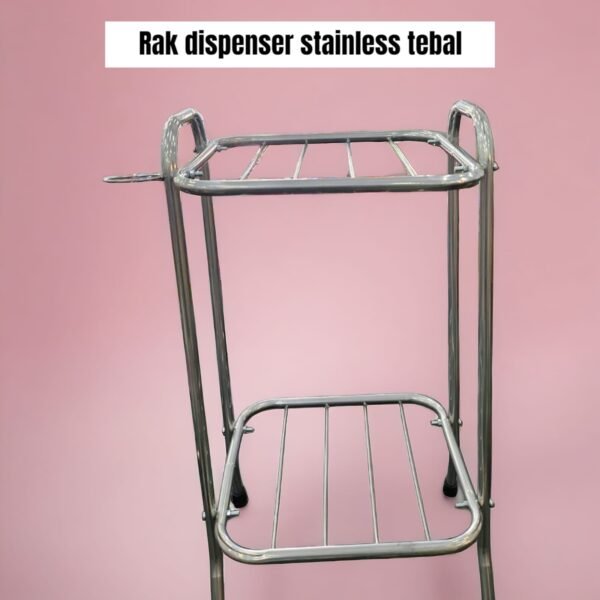 Rak dispenser Stainless steel tebal
