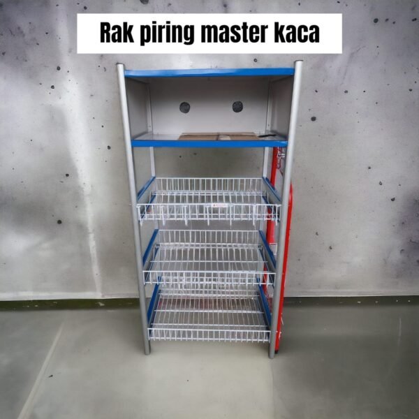 Rak piring Master kaca