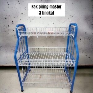 Rak piring Master (3 tingkat) (besi)