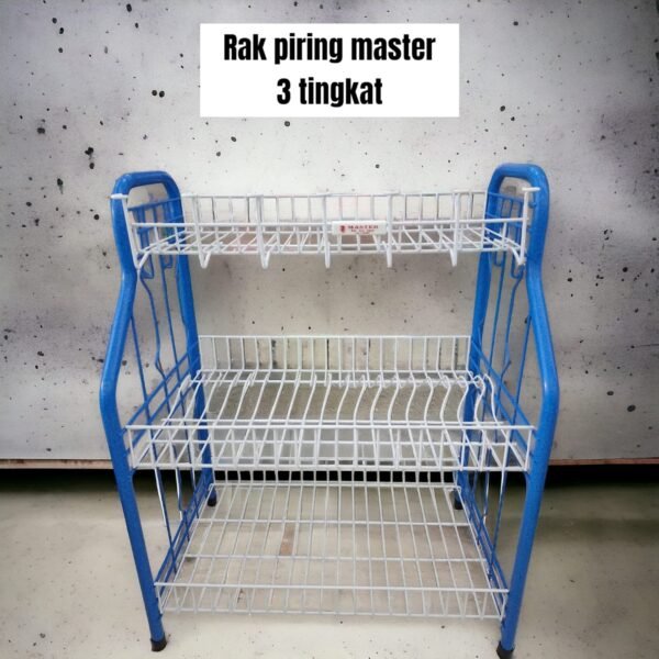 Rak piring Master (3 tingkat) (besi)