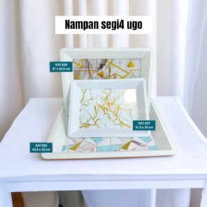 Nampan / baki Ugo (segi , plastik)