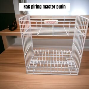 Rak piring Master putih (besi)