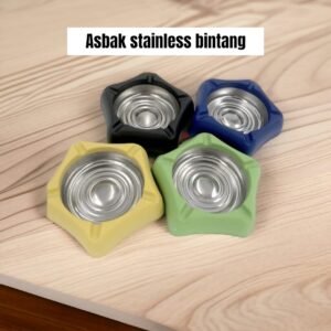 Asbak bintang (stainless steel)