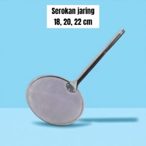 Saringan/serokan minyak jaring (stainless steel) (18-22 cm)