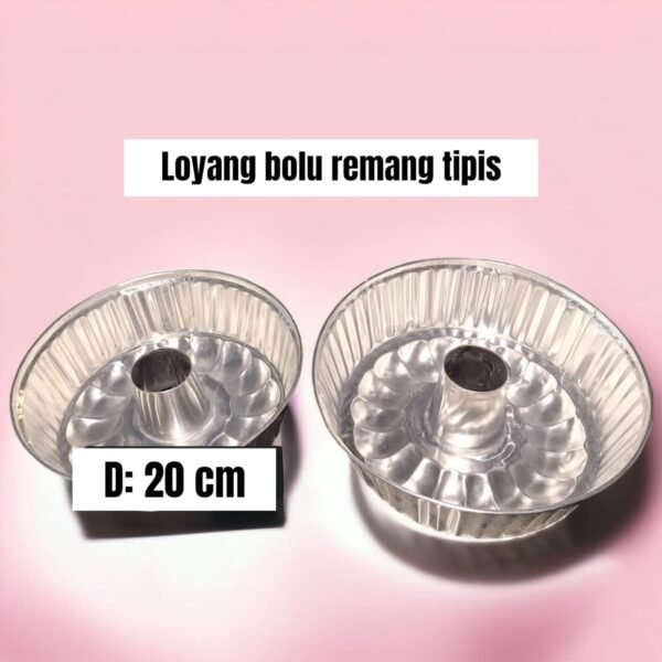 Loyang bolu remang tipis (20 cm)