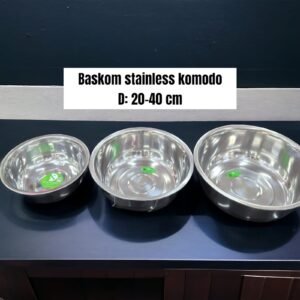 Baskom komodo (stainless steel) (20-40 cm)