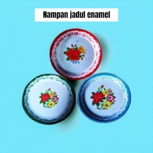 Nampan / Tampah jadul Enamel (All size: 30-60 cm)
