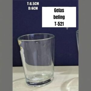 Gelas kopi kaca / beling T-521