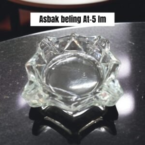 Asbak kaca / beling At-5 lm
