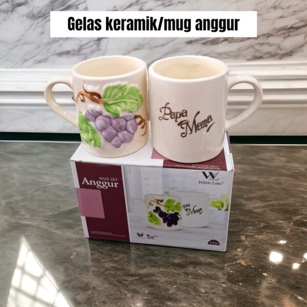 Gelas / mug keramik Anggur (couple)