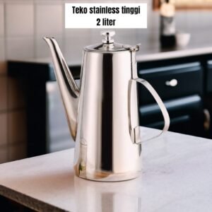 Teko tinggi stainless steel (2 liter)