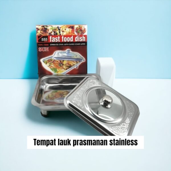 Tempat lauk prasmanan (stainless steel)