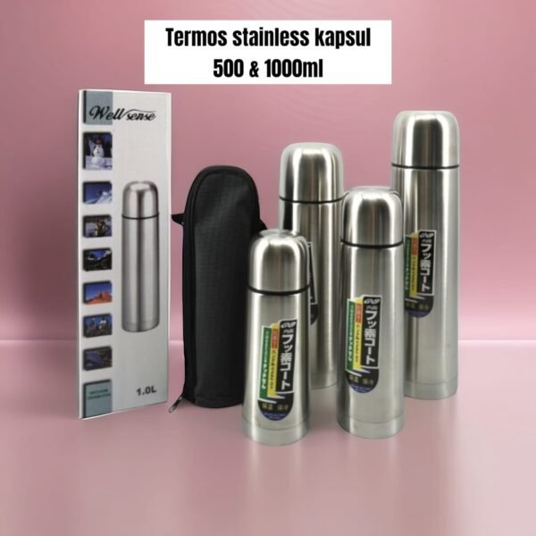 Termos kapsul (350 ml-1 liter) (stainless steel)