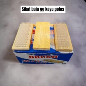Sikat baju polos (Gagang kayu)