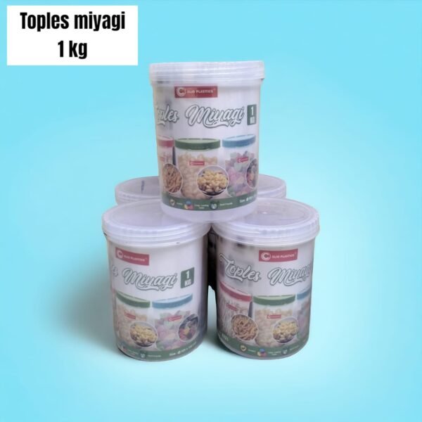 Toples Miyagi plastik (All size: 800ml, 1liter, 1,3 liter)
