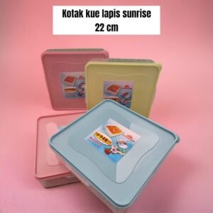 Toples/kotak kue lapis Sunrise (3 liter)
