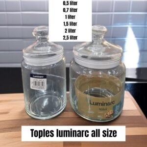 Toples kaca/beling Luminarc viral (all size 500ml-2,5 liter)