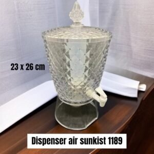 Dispenser/ tempat air Sunkist cristal 1189 (7 liter)