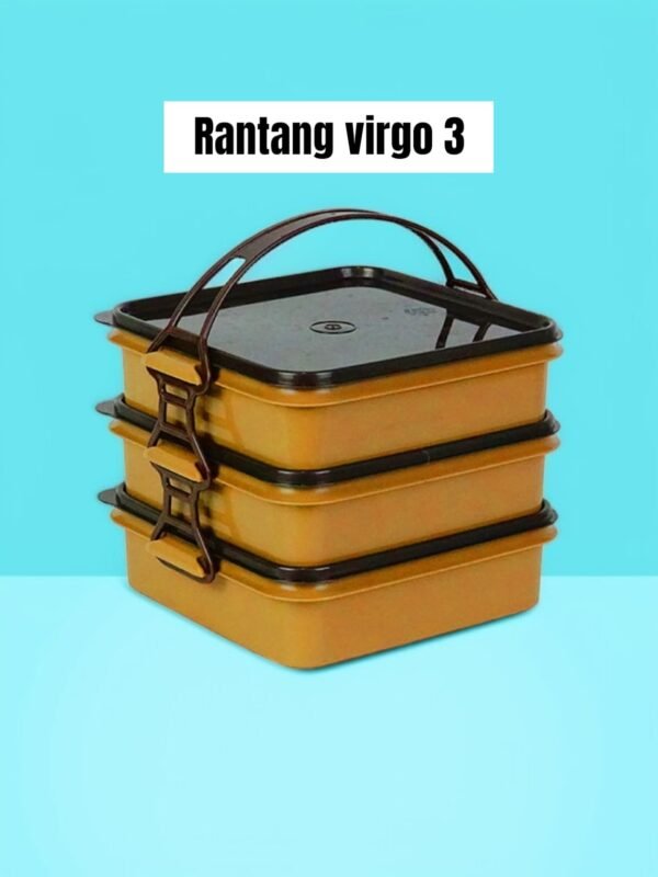 Rantang plastik Virgo (3 tingkat)
