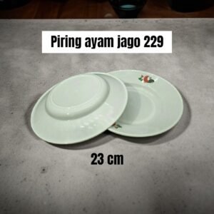 Piring plastik ayam jago 229 (23 cm)