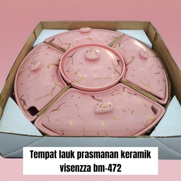Tempat lauk prasmanan keramik visensa BM-472