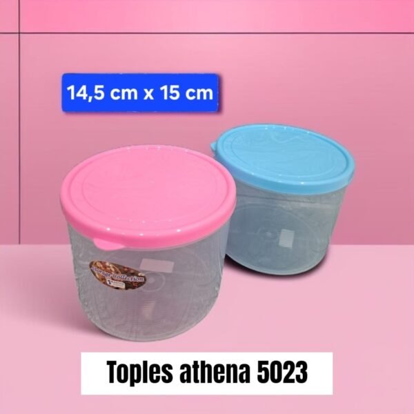 Toples plastik bulat Athena 5023 (1,5 liter)